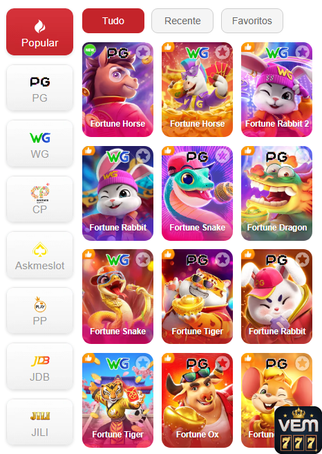 Experiência de Jogos vem777.com